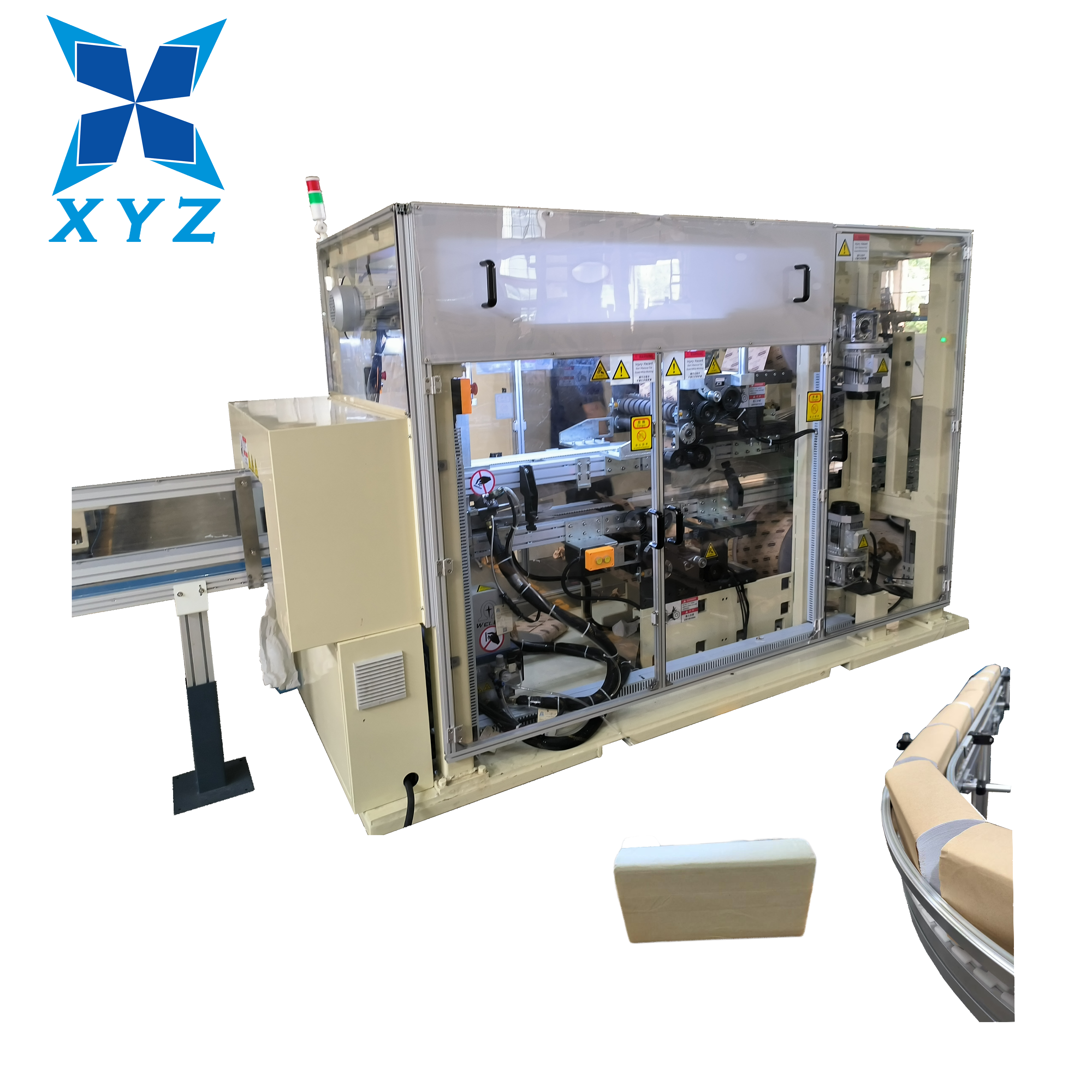 Best Selling Fully Automatic Kitchen Towel Tissue Bundling Machine Customized Kraft Paper Packing Machine