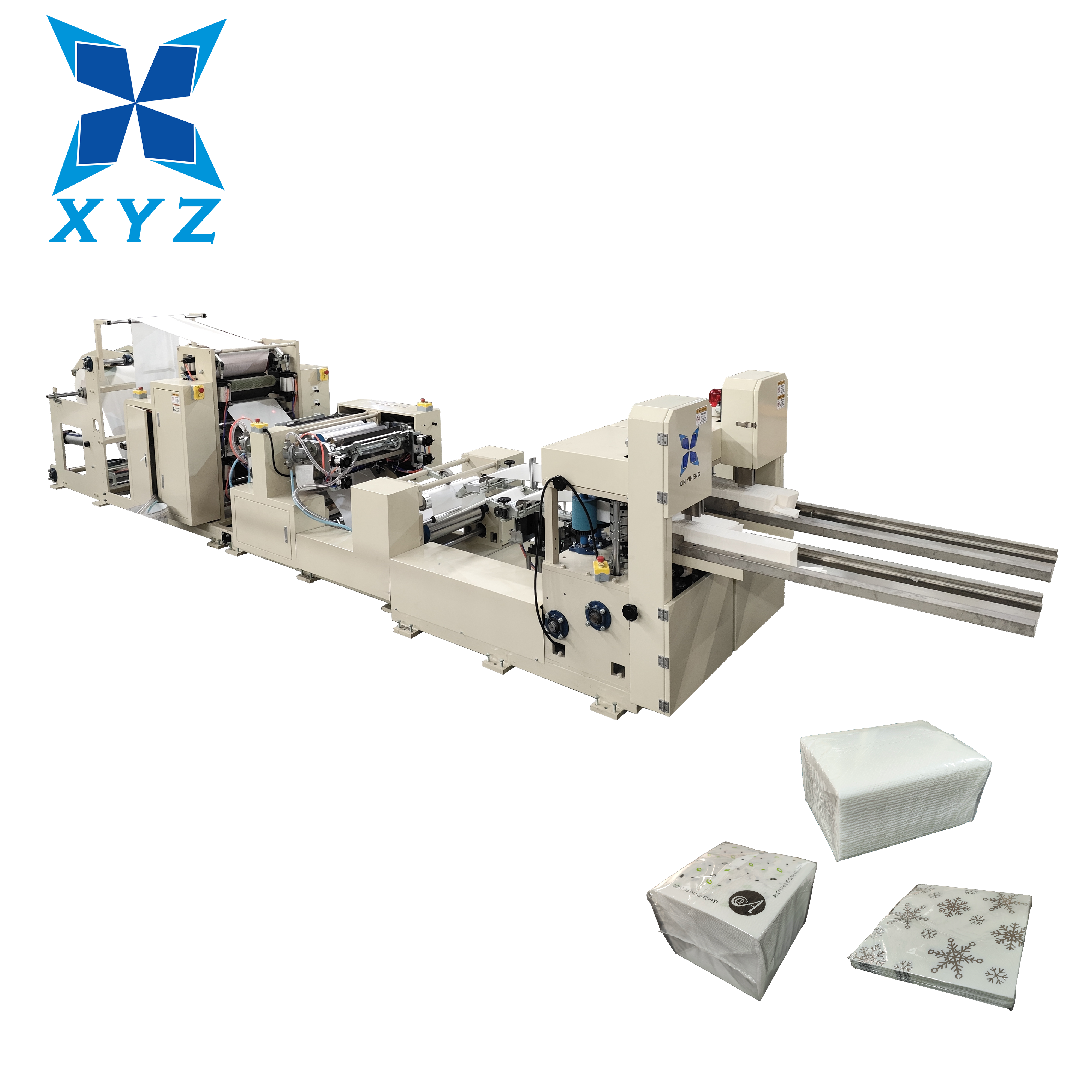 Machines for Small Businesses Napkin Tissue Paper Making Machine with Customized Colors & Patterns Napkin Folding Machine