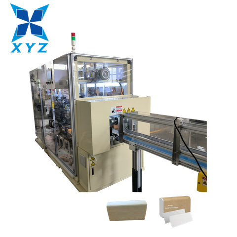 Stable Performance V Fold Kitchen Towel Tissue Bundling Machine Kraft Paper Packing Machine High Speed Kraft Paper Bundling Machine