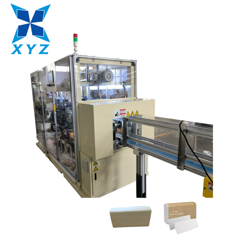 Stable Performance V Fold Kitchen Towel Tissue Bundling Machine Kraft Paper Packing Machine High Speed Kraft Paper Bundling Machine