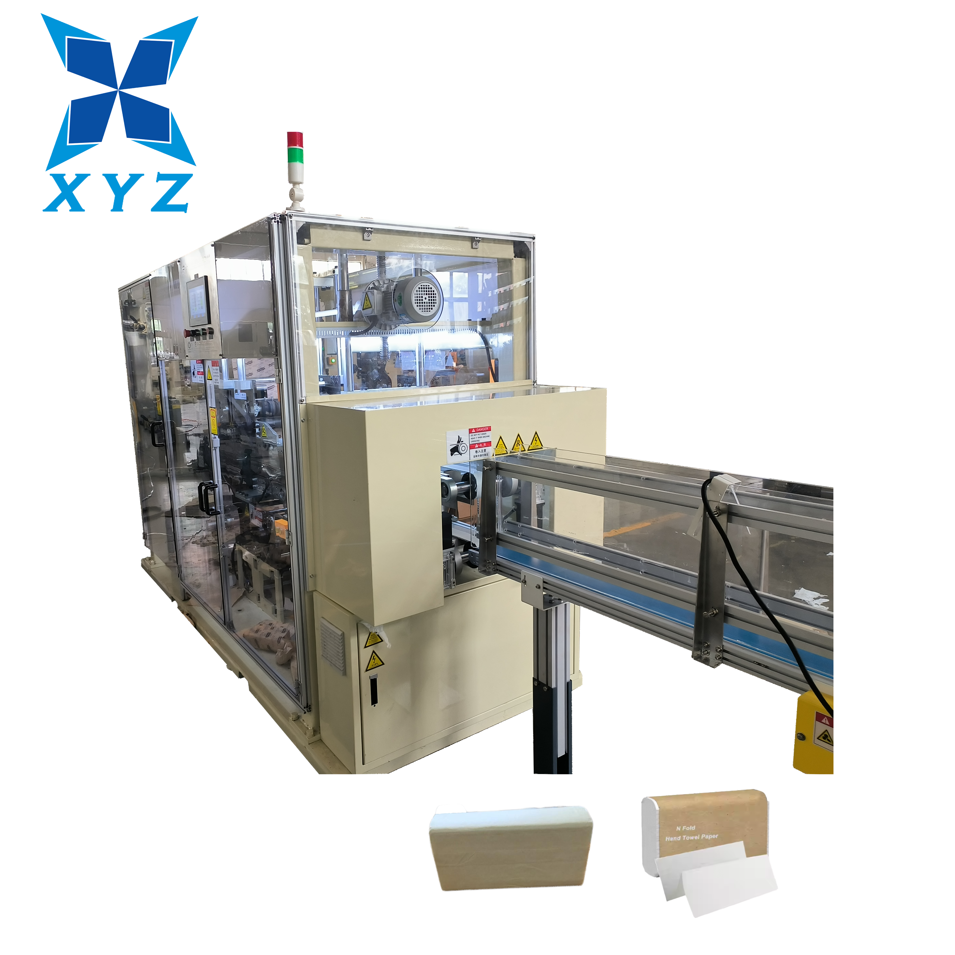 Stable Performance V Fold Kitchen Towel Tissue Bundling Machine Kraft Paper Packing Machine High Speed Kraft Paper Bundling Machine